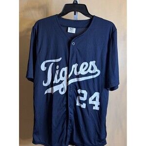 Detroit Tigers “Tigres” #24 Miguel Cabrera Giveaway Jersey M Navy Miller Lite